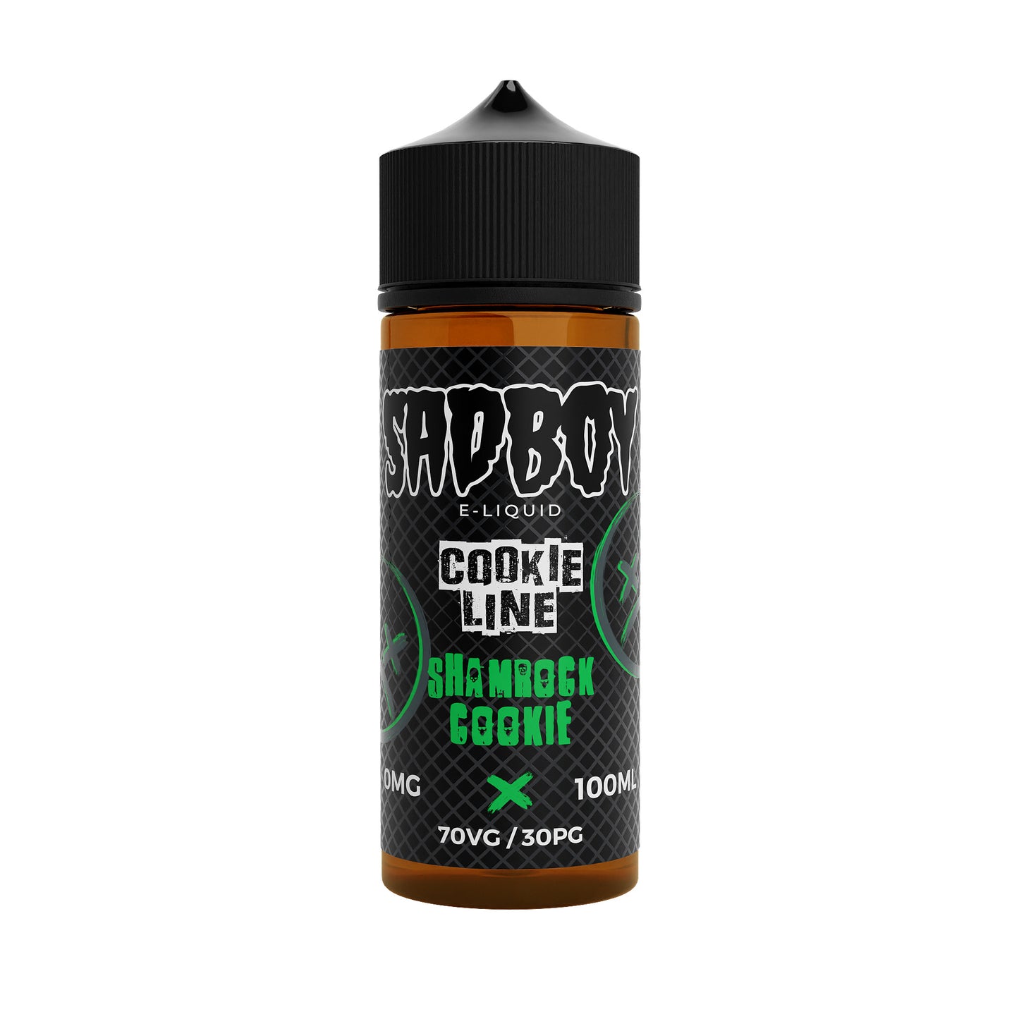 sadboy-shamrock-cookie-shortfill-e-liquid-0mg-100ml-bottle-front-angle