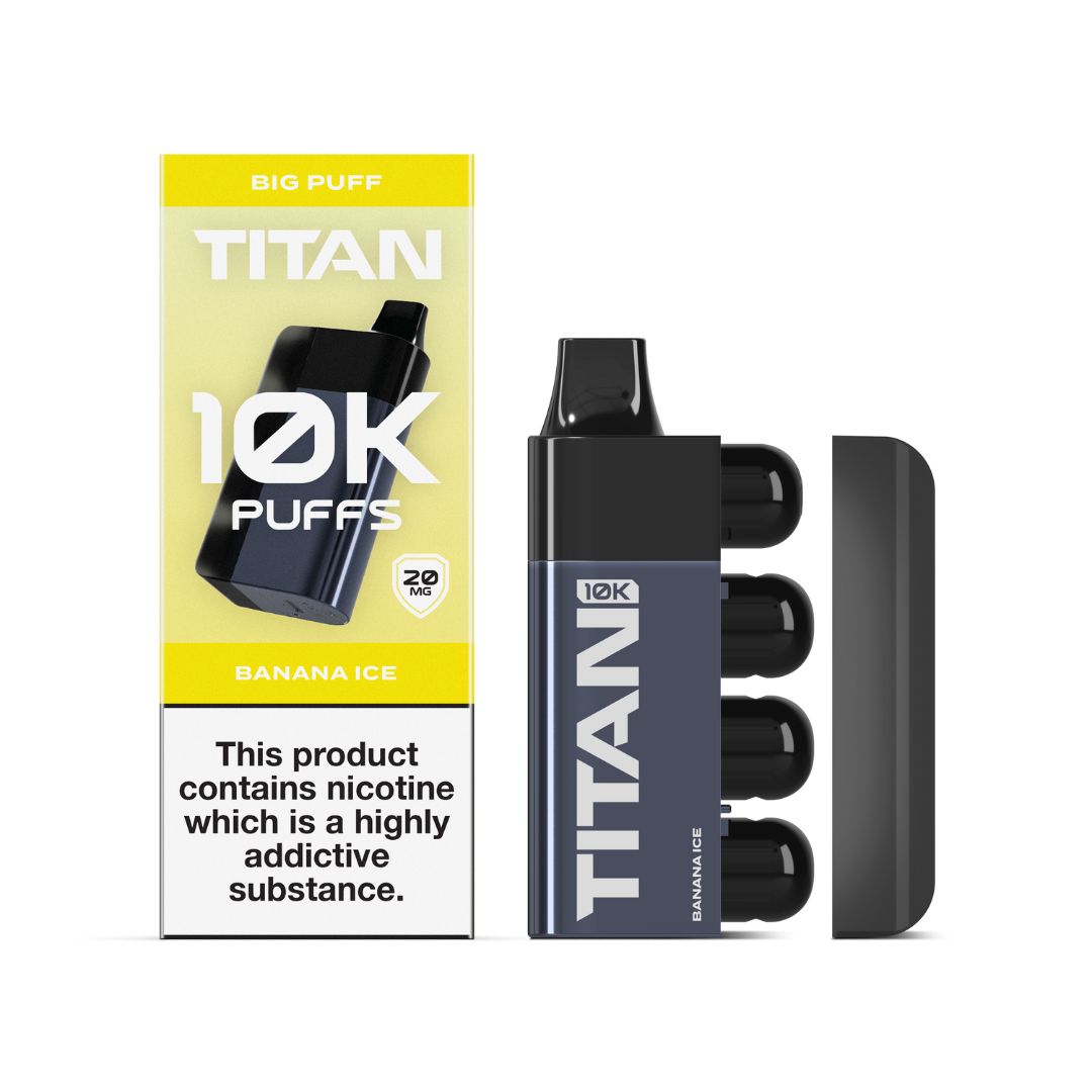 titan_10k_puffs_20mg_nicotine_rechargeable_vape_kit_banana_ice_showing_sleek_cylindrical_device_with_prefilled_flavour_pod_and_usb_type_c_charging_port_variant