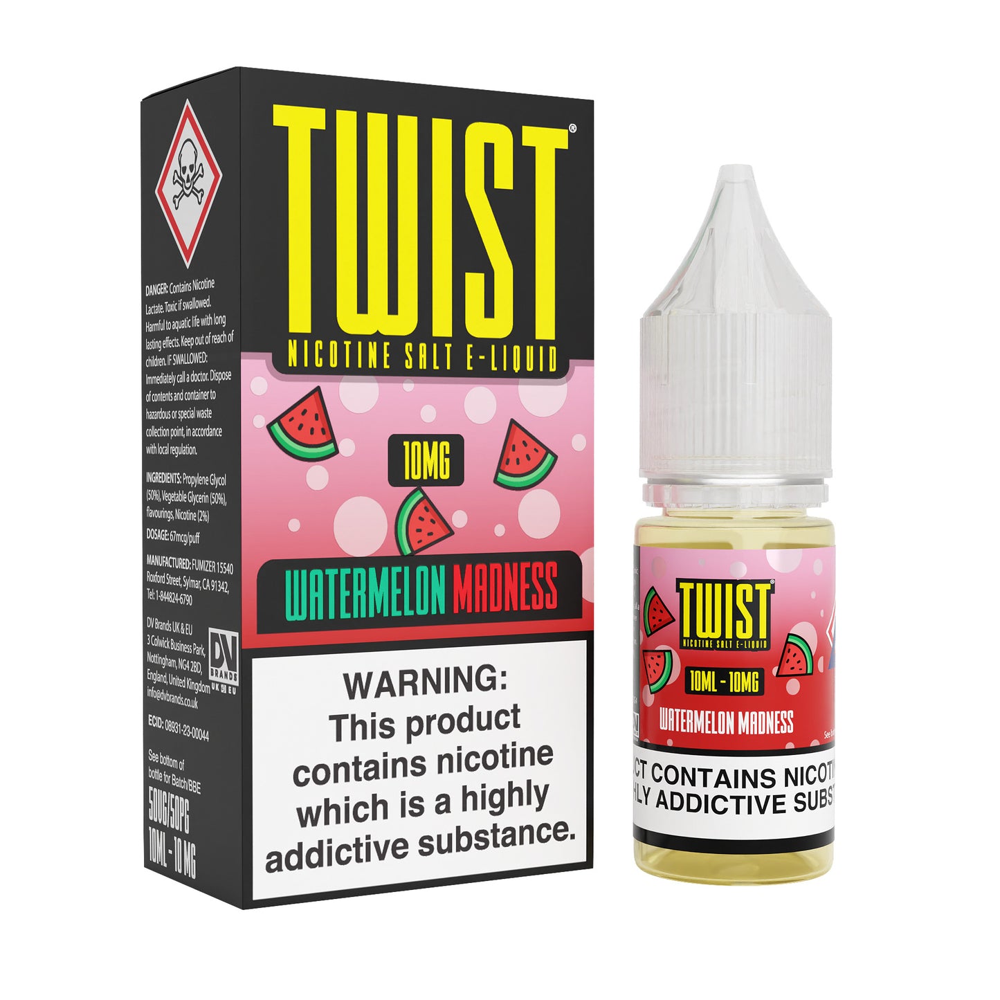 Twist 10ml Nic Salt E-liquid