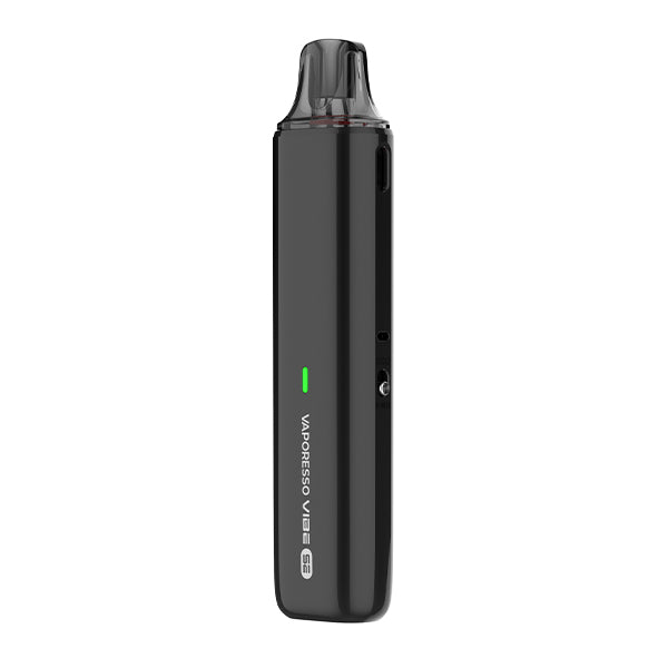 Vaporesso vibe se black coloured mtl pod vape kit.