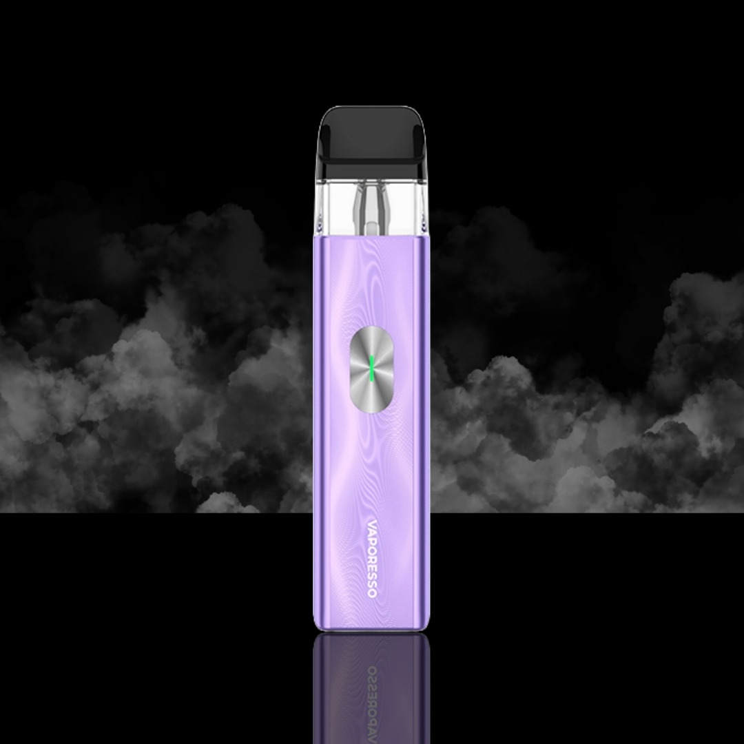 vaporesso_xros_4_mini_vape_kit_ice_purple_showing_compact_aluminium_body_with_1000mah_battery_usb-c_charging_and_adjustable_mtl_rdtl_airflow_variant