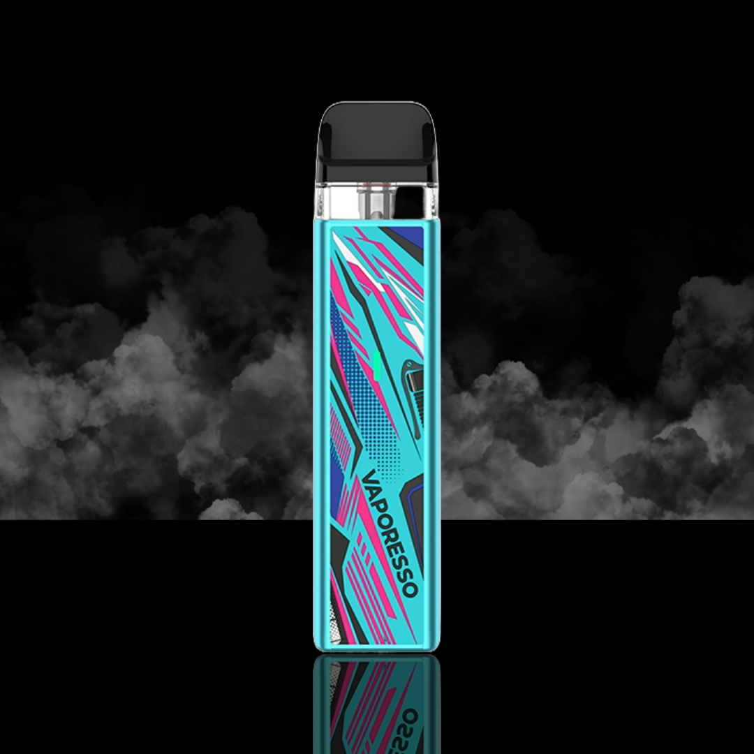 vaporesso_xros_4_mini_vape_kit_motor_race_showing_compact_aluminium_body_with_1000mah_battery_usb-c_charging_and_adjustable_mtl_rdtl_airflow_variant