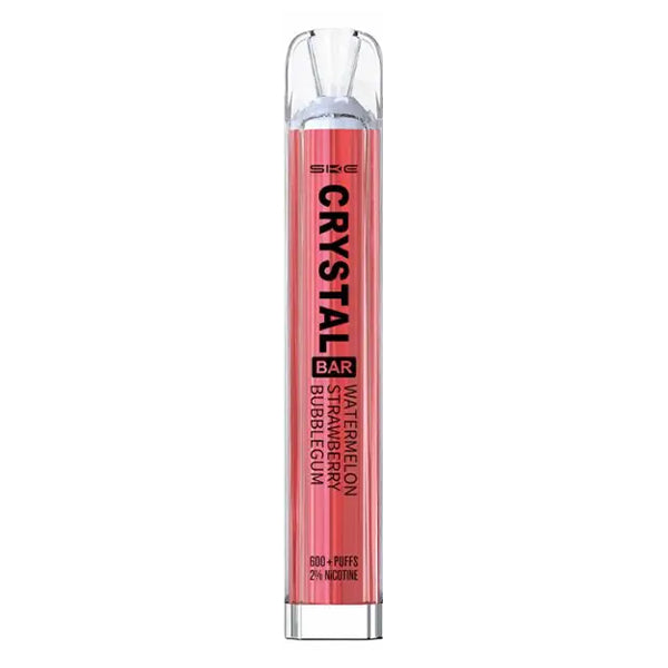 SKE Crystal Bar Disposable 600 watermelon-strawberry-bubblegum