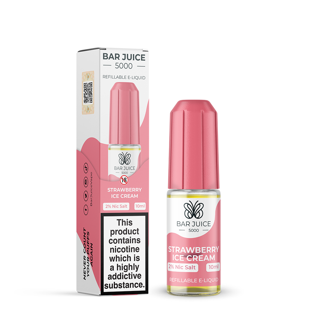 Bar Juice 5000 Strawberry Ice Cream Nicotine Salt