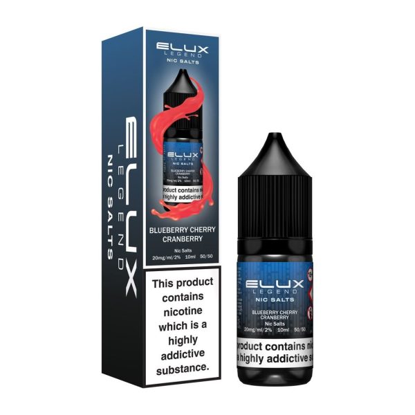 Blueberry Cherry Cranberry Nic Salt Elux Legend