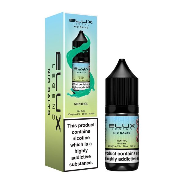 Menthol Nic Salt By Elux Legend
