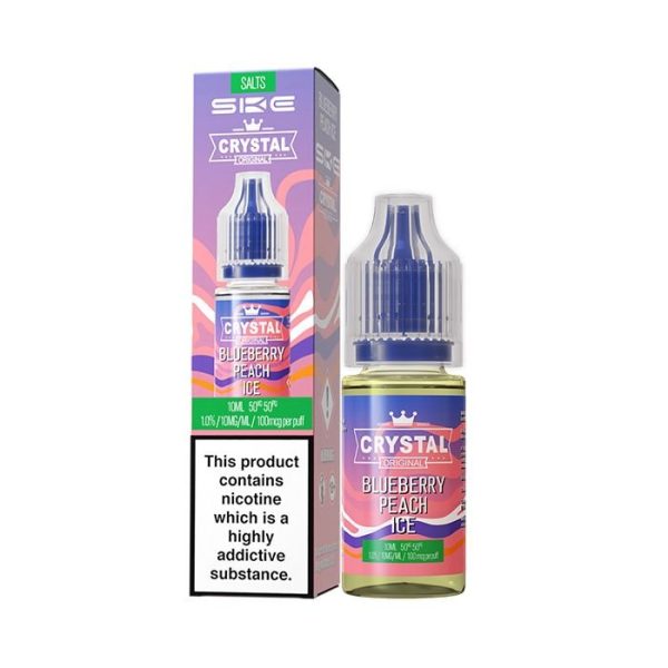 Blueberry Peach Ice Nic Salt By SKE Crystal