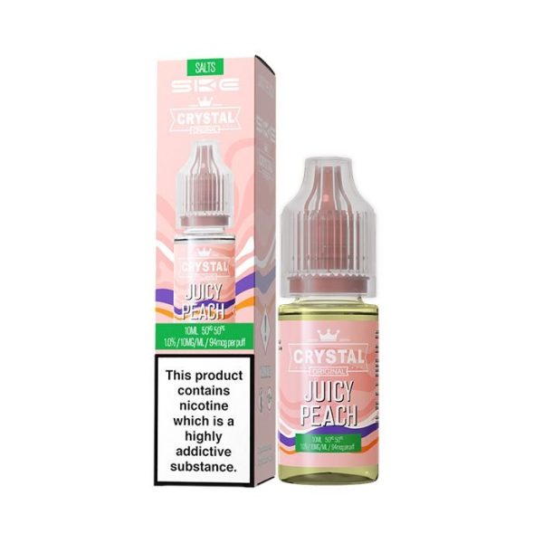Juicy Peach Nic Salt By SKE Crystal V2