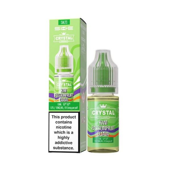 Kiwi Passion Fruit Guava Nic Salt By SKE Crystal