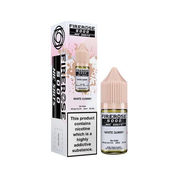 Firerose 5000 White Gummy Nic Salt