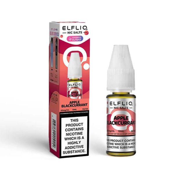 Elfliq Apple Blackcurrant Nic Salt by Elf Bar