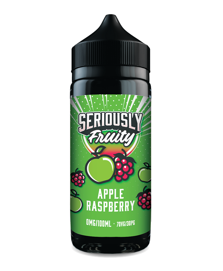 Apple-Raspberry-Seriously-Fruity-100ml-Bottle Seriously Fruity Apple Raspberry E-liquid 100ml Shortfill - Image 1