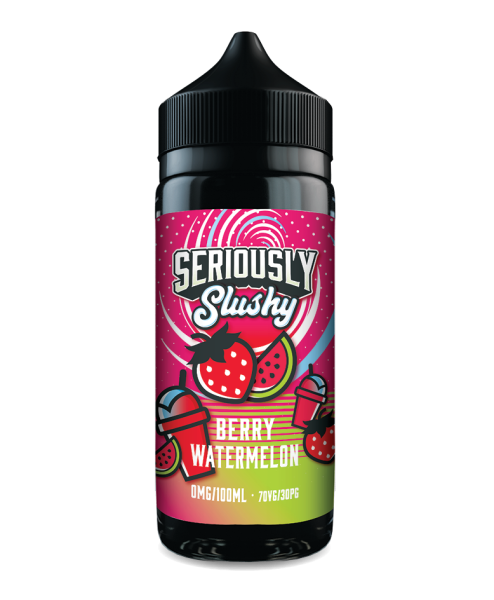 Seriously Slushy Berry Watermelon E-liquid 100ml 70VG 30PG shortfill bottle