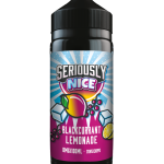 Seriously Nice Blackcurrant Lemonade E-liquid 100ml 70VG 30PG shortfill bottle