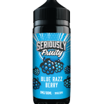 Seriously Fruity Blue Razz Berry E-liquid 100ml 70VG 30PG shortfill bottle