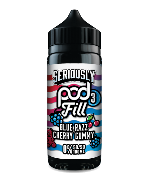 seriously-pod-fill-3-blue-razz-cherry-gummy-100ml-shortfill-candy-doozy-vape-co-uk