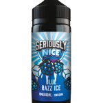 Seriously Nice Blue Razz Ice E-liquid 100ml 70VG 30PG shortfill bottle