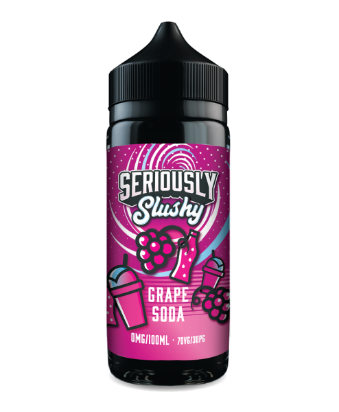 Seriously Slushy Grape Soda E-liquid 100ml 70VG 30PG shortfill bottle