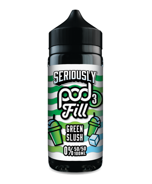 seriously-pod-fill-3-green-slush-100ml-shortfill-citrus-apple-iced-doozy-vape-co-uk