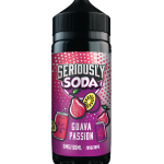 Seriously Soda Guava Passion E-liquid 100ml 70VG 30PG shortfill bottle