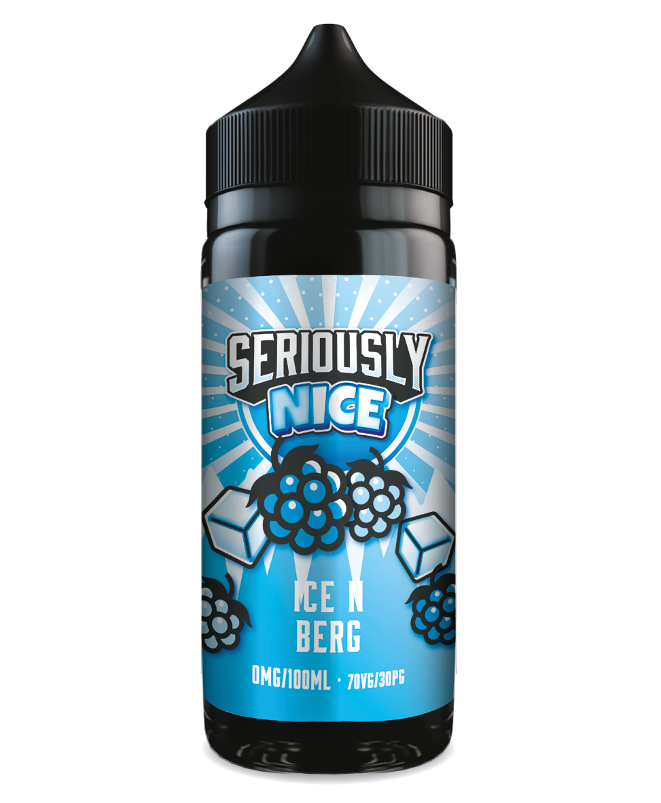 Seriously Nice Ice N Berg E-liquid 100ml 70VG 30PG shortfill bottle Seriously Nice Ice N Berg E-liquid 100ml 70VG 30PG shortfill bottle