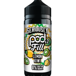 Seriously Pod Fill 2 Lemon Kiwi E-liquid 100ml 50VG 50PG shortfill bottle
