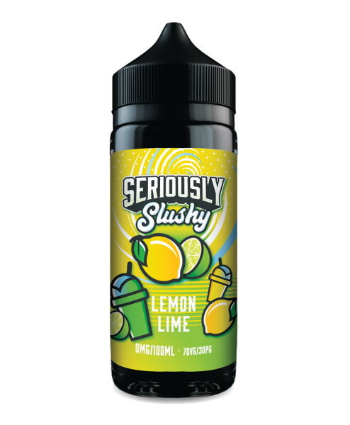 Seriously Slushy Lemon Lime E-liquid 100ml 70VG 30PG shortfill bottle