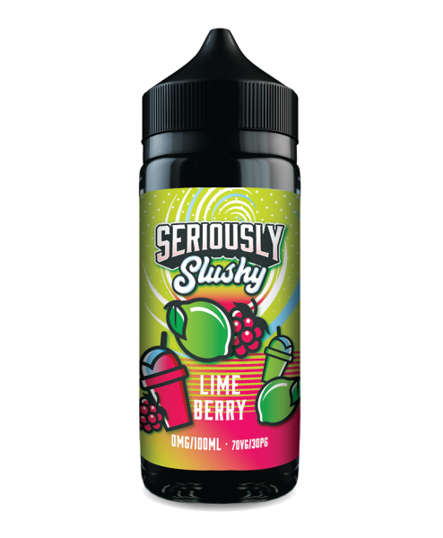 Seriously Slushy Lime Berry E-liquid 100ml 70VG 30PG shortfill bottle