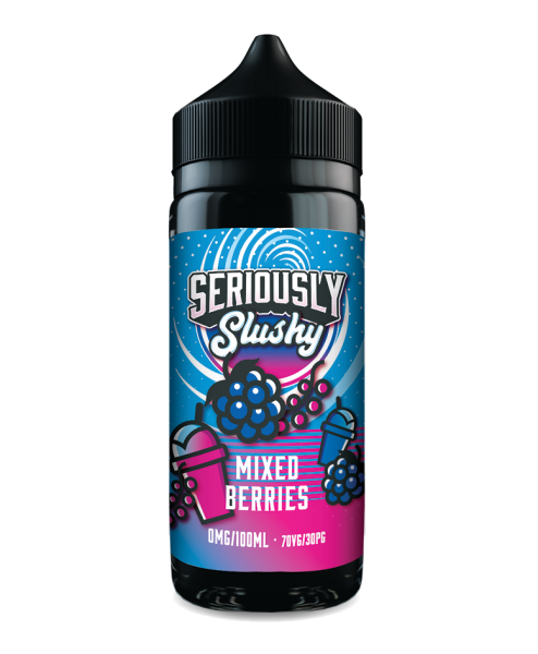 Seriously Slushy Mixed Berries E-liquid 100ml 70VG 30PG shortfill bottle
