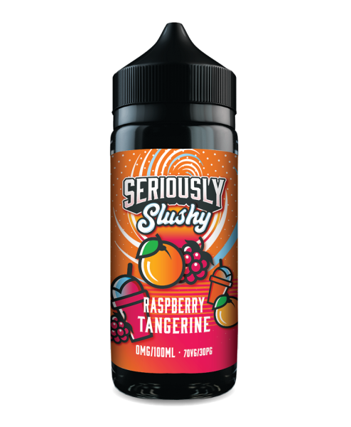 Seriously Slushy Raspberry Tangerine E-liquid 100ml 70VG 30PG shortfill bottle
