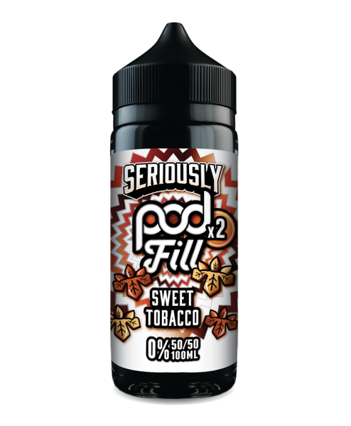 Seriously Pod Fill 2 Sweet Tobacco E-liquid 100ml 50VG 50PG shortfill bottle