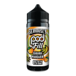 Seriously Pod Fill Banana Mandarin Shortfill E-Liquid by Doozy Vape Co