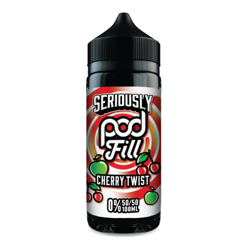 Seriously Pod Fill Cherry Twist Shortfill E-Liquid by Doozy Vape Co